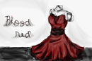 blood-red