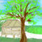 nipa-hut-near-farm by marie2009