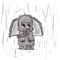elephant-in-the-rain by moxie