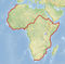 topographicmapofafrica by Pingk