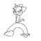 fail-line-art--unicorn by shaggytherandomcat