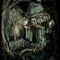 robot-head-in-woods by Raz