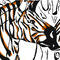 zebras by Spiritofthebrush93
