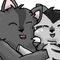 graystripe-and-millie by emmakamerer
