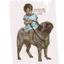 girl-and-dog