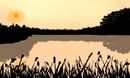 pond-sunset