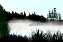 misty-lake