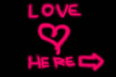love-here-sign