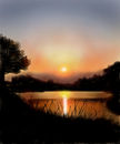 atardecer