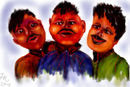 three-red-faces