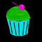 neon-cupcake by thiexicingxonxtehxcake